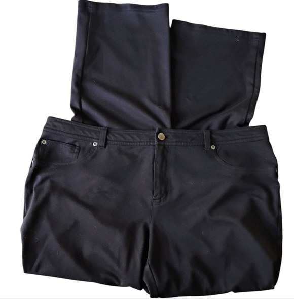 Jones New York Classic Black Women's Pants Sz 16W. - Picture 2 of 10